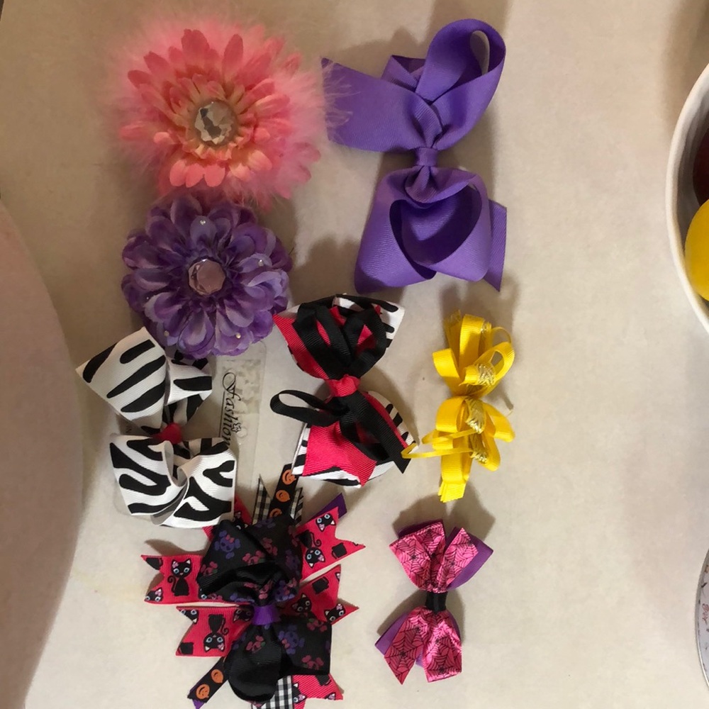 Misc hair bows
